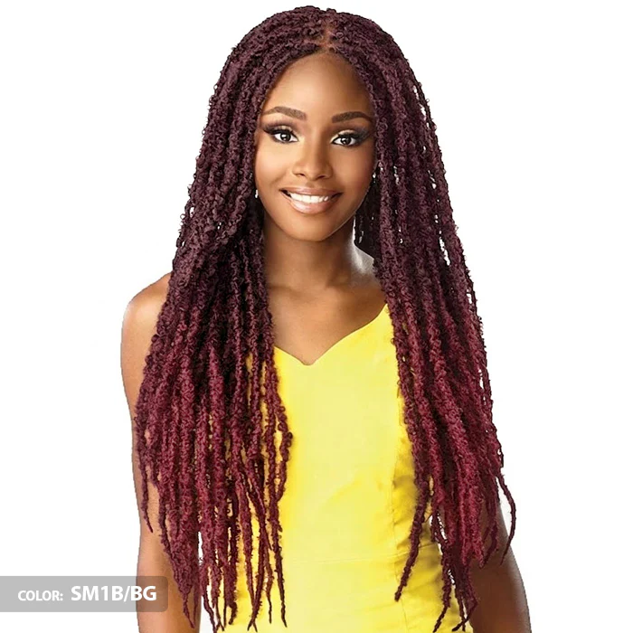 Sensationnel Cloud 9 Swiss Lace HD 4X4 Part Braided Lace Front Wig - BUTTERFLY LOCS 30 - Image 2