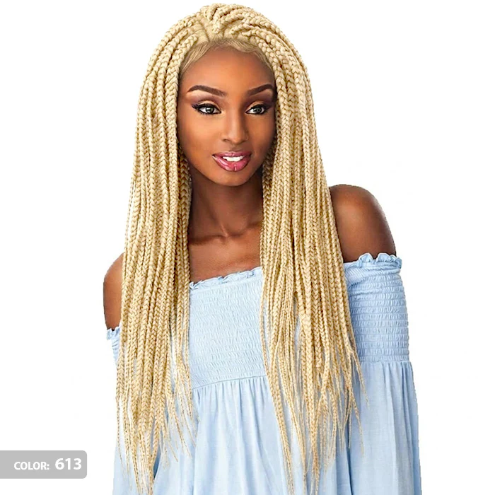 Sensationnel Cloud 9 Swiss Lace Multi-Parting 4x4 Swiss Lace Wig - BOX BRAID LARGE - Image 2