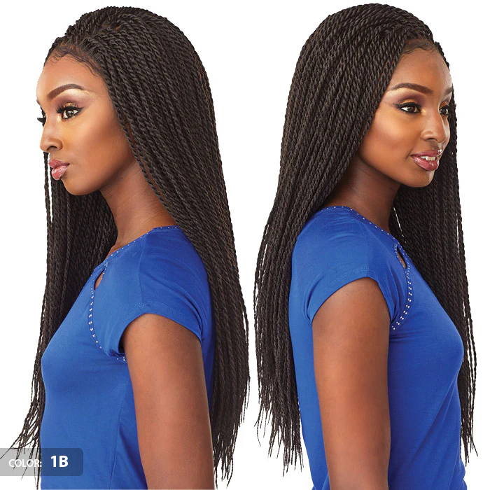 Sensationnel Cloud 9 Swiss Lace Multi-Parting 4x4 Swiss Lace Wig - SENEGAL TWIST - Image 4