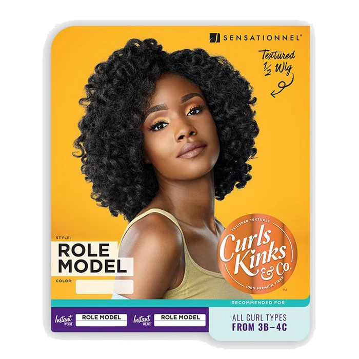 Sensationnel Curls Kinks & CO Textured Half Wig - ROLE MODEL - Image 5