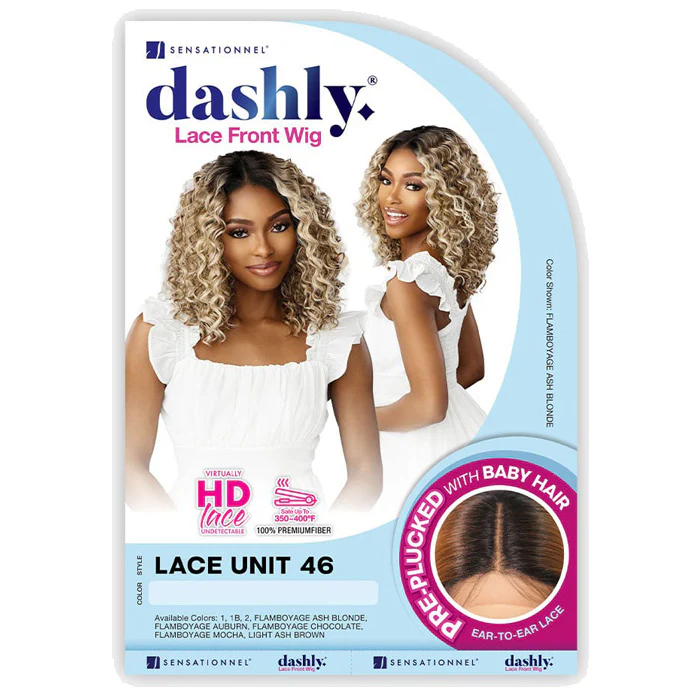 Sensationnel Dashly HD Lace Front Wig - LACE UNIT 46 - Pre-Plucked with Baby Hair - Image 5