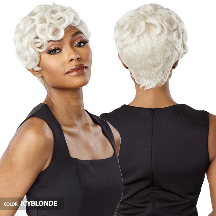 Sensationnel Empire Wig Salt & Pepper 100% Human Hair Full Wig - FLORA - Image 6