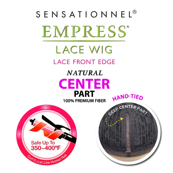 Sensationnel Empress Natural Center Deep Part Lace Wig - TIARA - Image 6