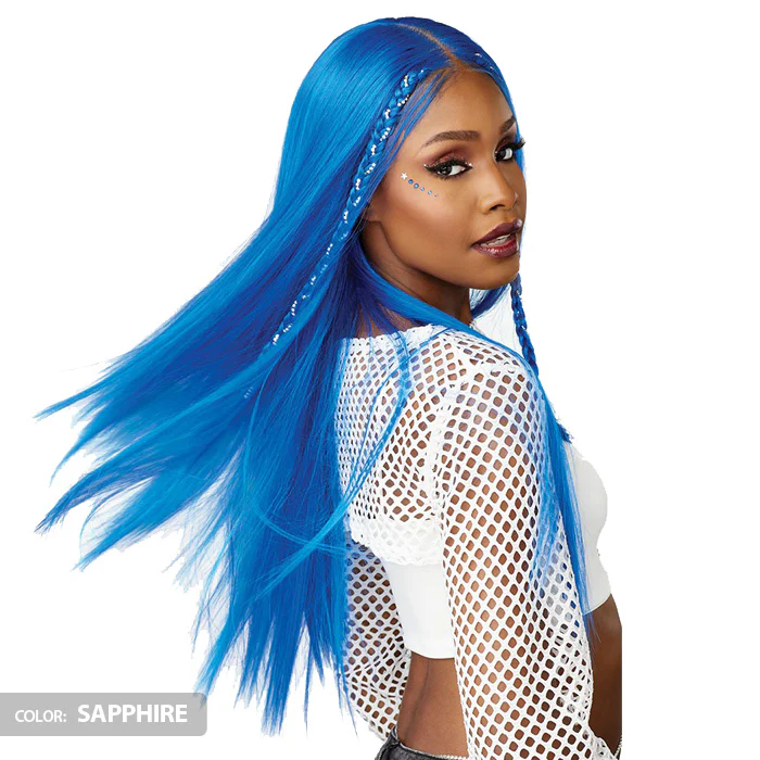 Sensationnel Shear Muse Festi-Gal Glueless Y-Part HD Lace Front Wig - DIAMOND GAL - Image 4