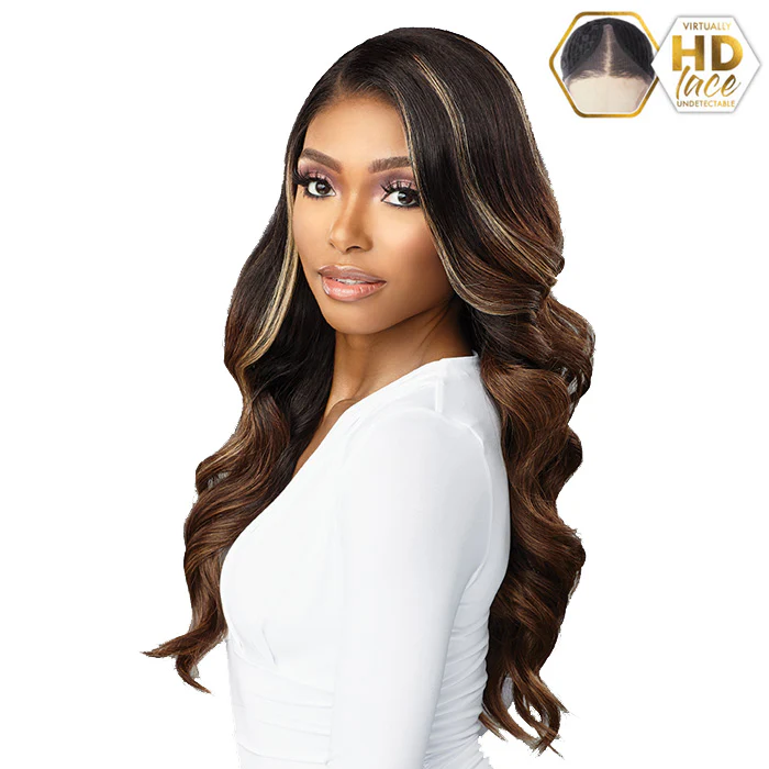 Sensationnel Human Hair Blend Butta Lace HD 5" Deep Parting Lace Front Wig - GLAM WAVE 24 - Image 4