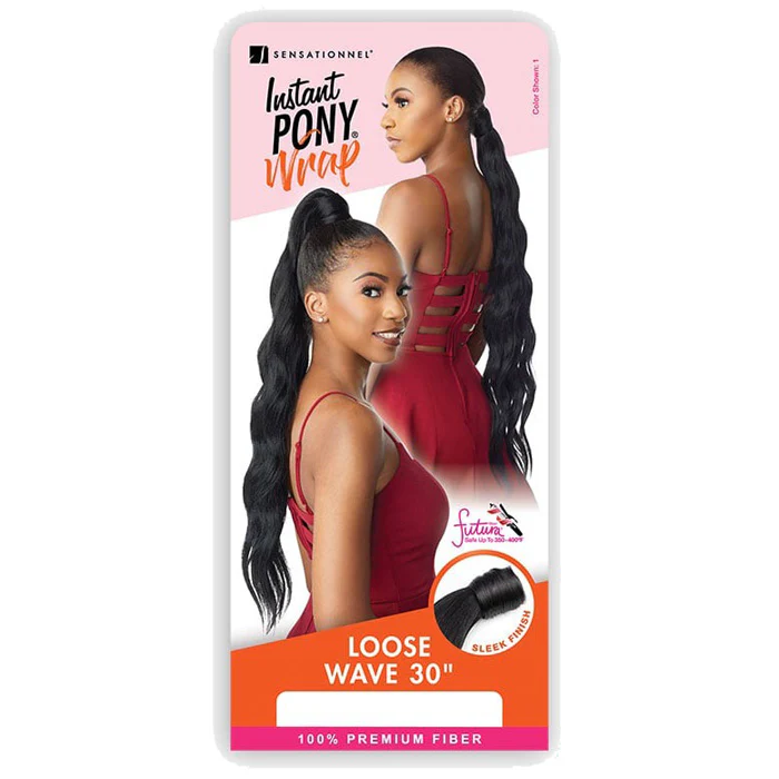 Sensationnel Instant Pony Wrap - LOOSE WAVE 30" - Image 6