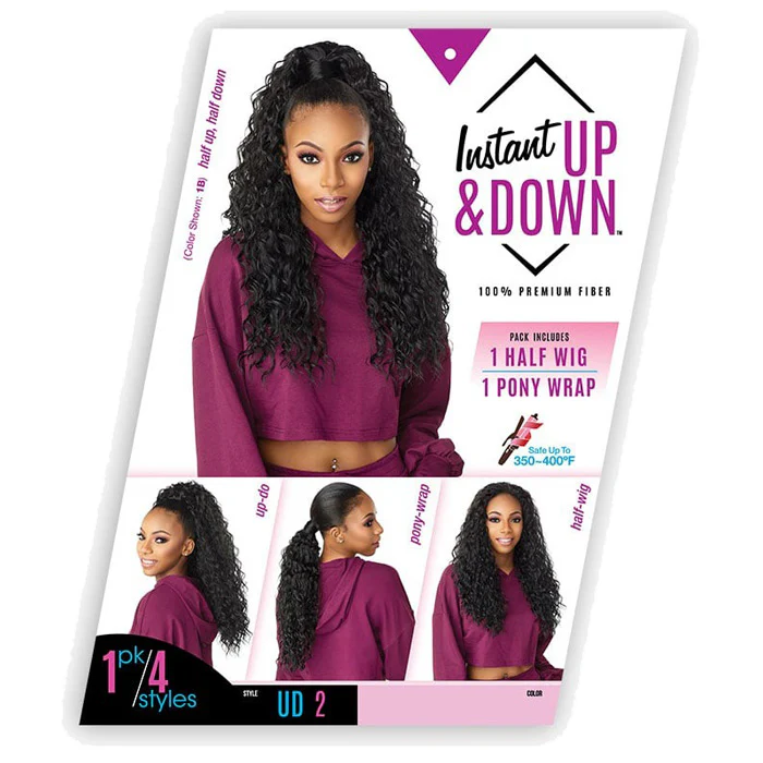Sensationnel Instant Up & Down Pony Wrap Half Wig - UD 2 - Image 6