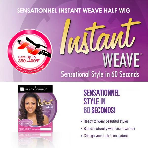 Sensationnel Instant Weave Half Wig Boutique Bundles KINKY STRAIGHT - Image 5