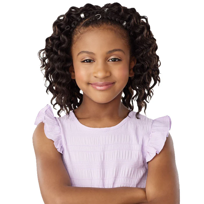 Sensationnel Kids Braids Lulu Mini Pre-looped Crochet Braids - 2X BRAID OUT 8"