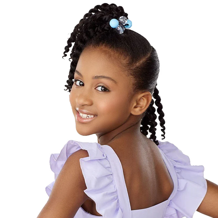 Sensationnel Kids Braids Lulu Mini Pre-looped Crochet Braids - 2X JAMAICAN TWIST 7" - Image 3