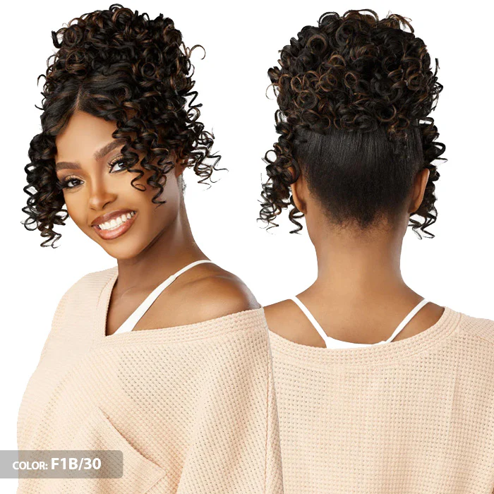 Sensationnel Lulu Bun HD Lace Parting Bang - UPDO UNIT 11 - Image 3