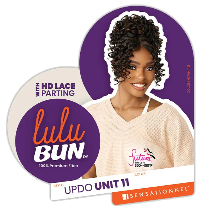 Sensationnel Lulu Bun HD Lace Parting Bang - UPDO UNIT 11 - Image 4