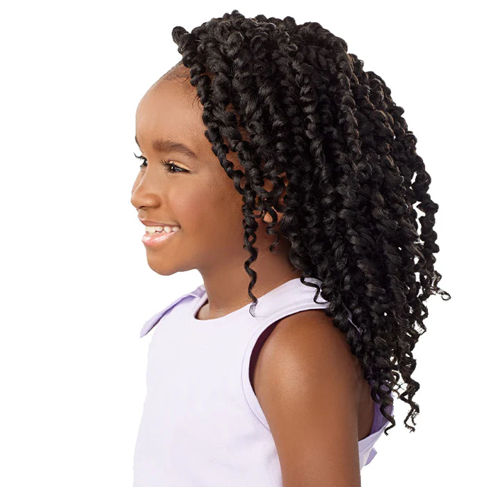 Sensationnel Lulu Mini Kids Pre-Looped Crochet Braid - PASSION TWIST 10" 2X - Image 2