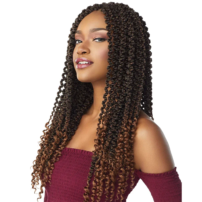 Sensationnel Lulutress Pre-Looped Pre-Stretched Crochet Braids - 3X 3D PASSION TWIST 18" - Image 2