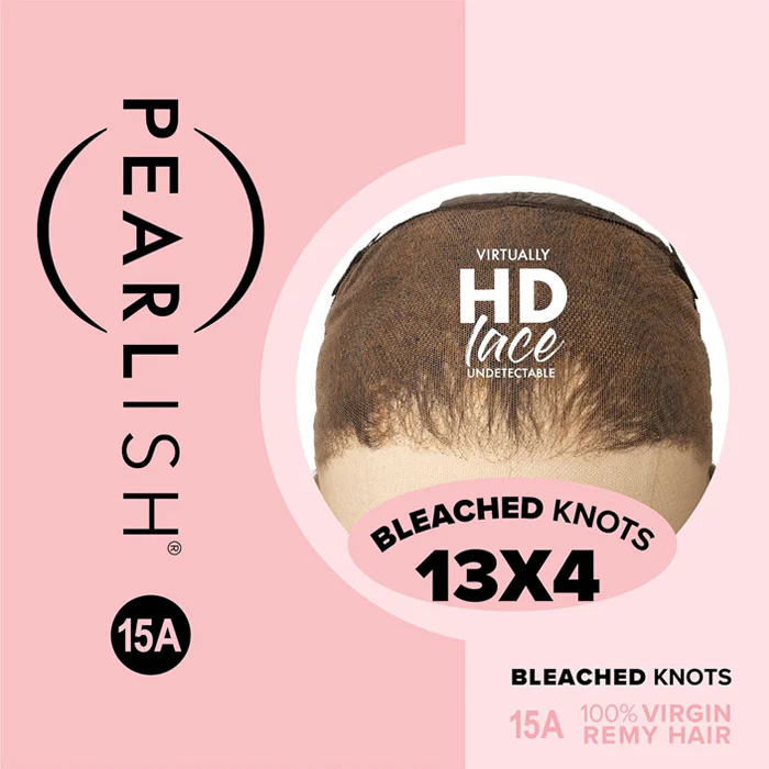Sensationnel Pearlish Virgin Remy Human Hair 15A Glueless HD 13x4 Lace Frontal Wig - BURMESE CURL 16" - Image 4