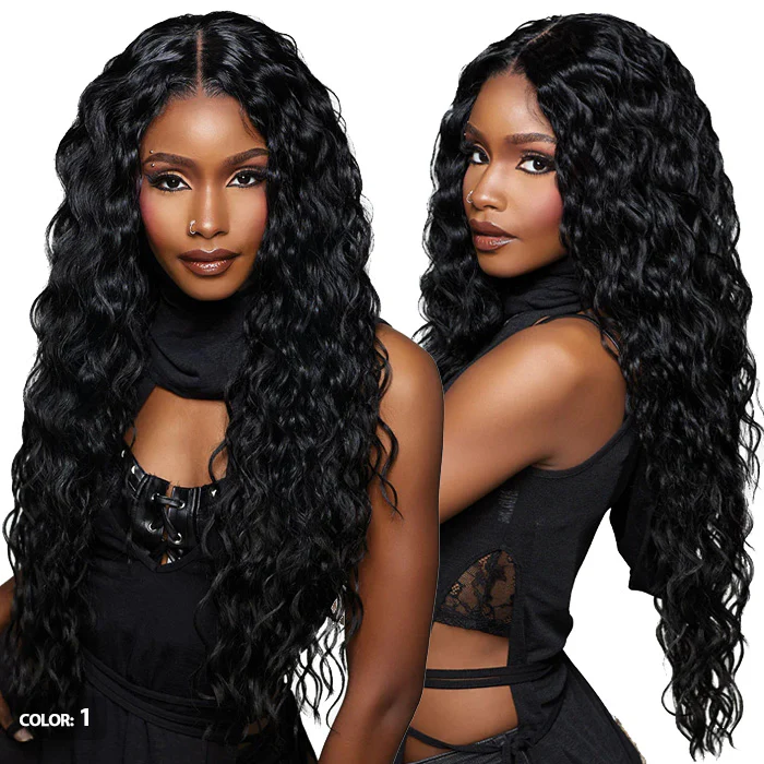 Sensationnel Shear Muse Hex Doll Glueless 13x4 HD Lace Frontal Wig - MORTICIA - Image 3
