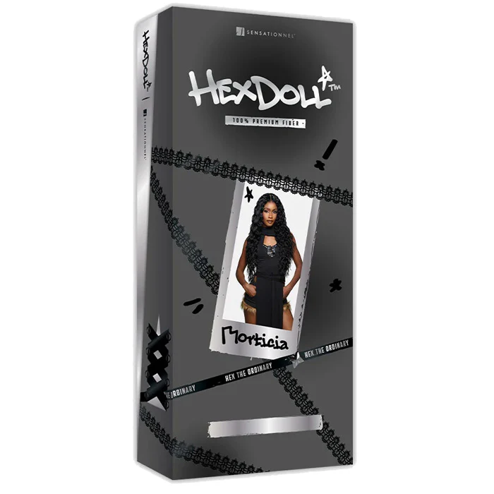 Sensationnel Shear Muse Hex Doll Glueless 13x4 HD Lace Frontal Wig - MORTICIA - Image 7