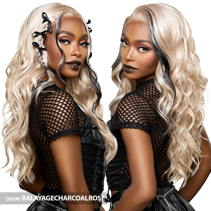 Sensationnel Shear Muse Hex Doll Glueless 13x4 HD Lace Frontal Wig - RAVEN - Image 3