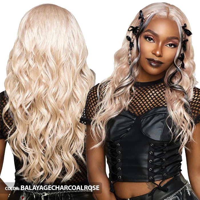 Sensationnel Shear Muse Hex Doll Glueless 13x4 HD Lace Frontal Wig - RAVEN - Image 5