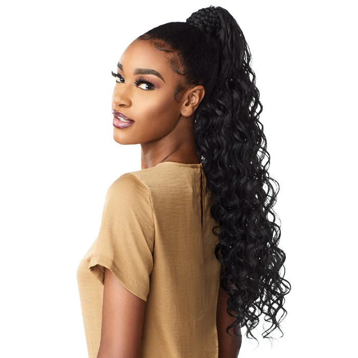 Sensationnel Synthetic Ponytail Instant Pony Wrap Braided Loose Deep 26" - Image 2