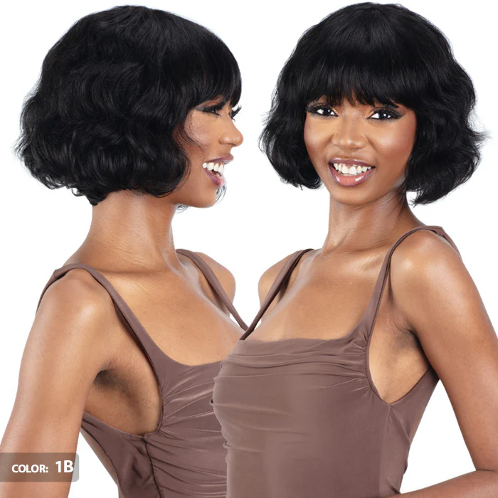 Shake N Go Golden 100% Human Hair Full Wig - SORELLE - Image 2