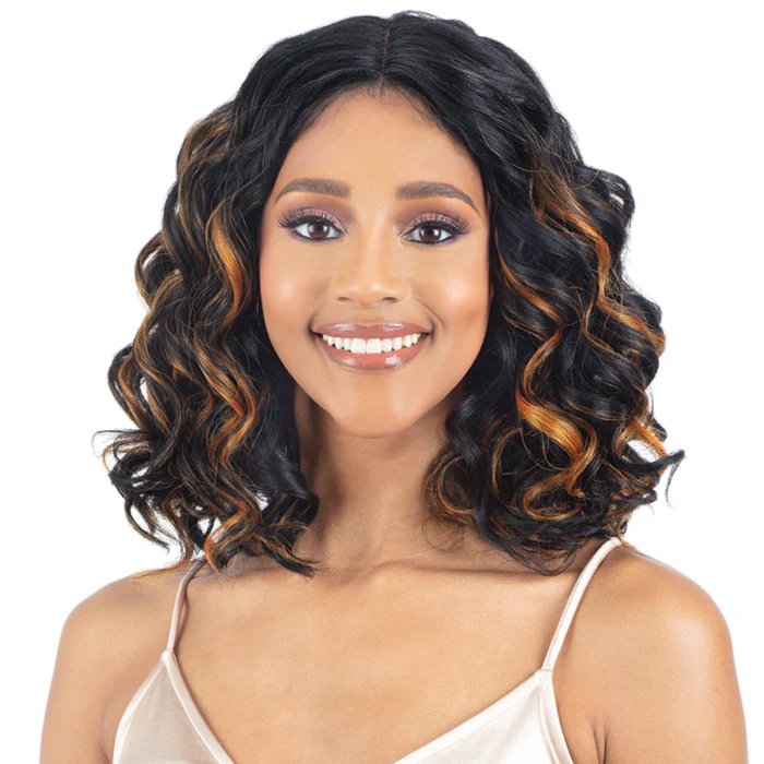 Shake N Go Legacy Human Hair Mastermix HD Deep Lace Parting Front Wig - FLORA - Image 3