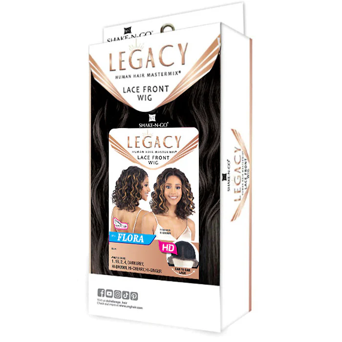 Shake N Go Legacy Human Hair Mastermix HD Deep Lace Parting Front Wig - FLORA - Image 7