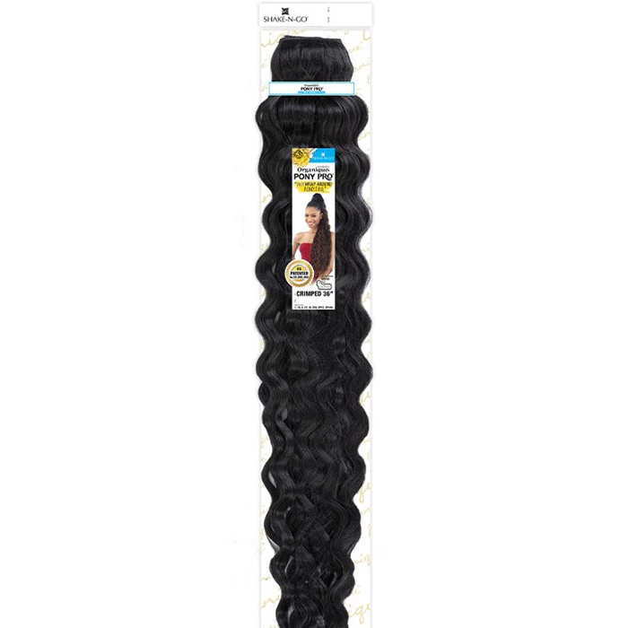 Shake-N-Go Organique Pony Pro Ponytail - CRIMPED 36" - Image 3