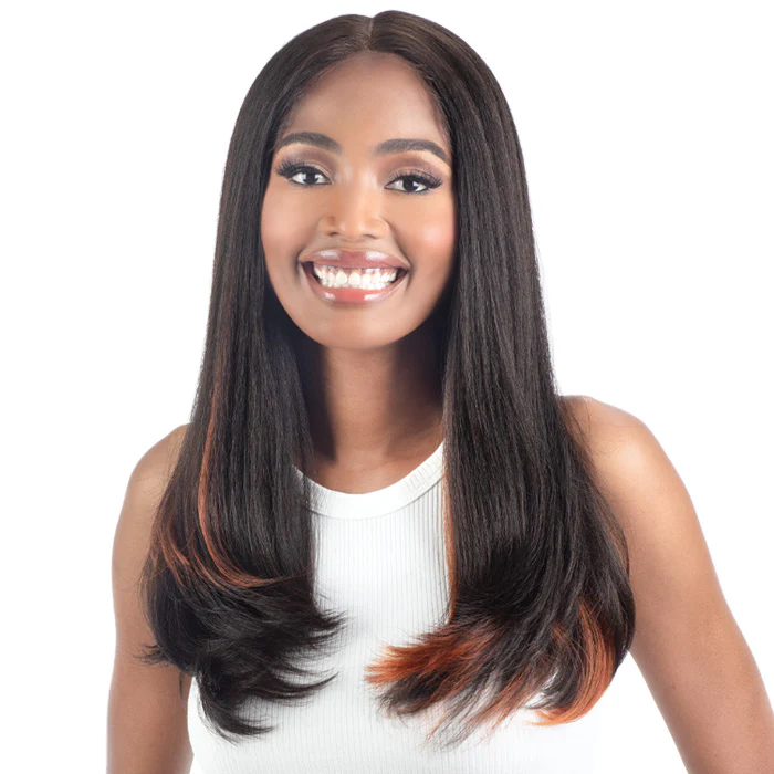 Shake N Go Snatched Glueless HD 5" Deep Parting Lace Wig - SILK PRESSED
