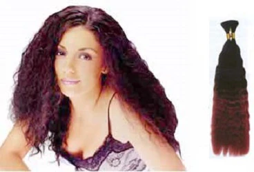 Unique Wiiv Human Hair Braids - Super Bulk WET & WAVY 14" - 24"