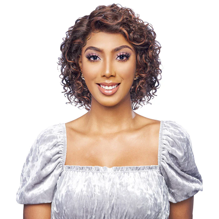 Vanessa 100% Brazilian Human Hair Hand Tied Swissilk Lace Front Wig - TJH RUBIS