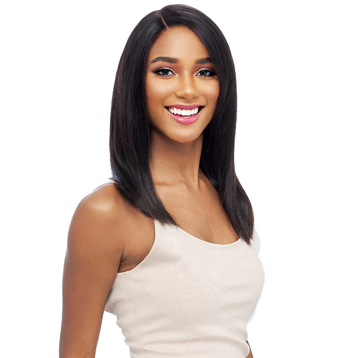 Vanessa 100% Brazilian Human Hair Swissilk Lace Front Wet & Wavy J-Part Wig - TJH DALIA