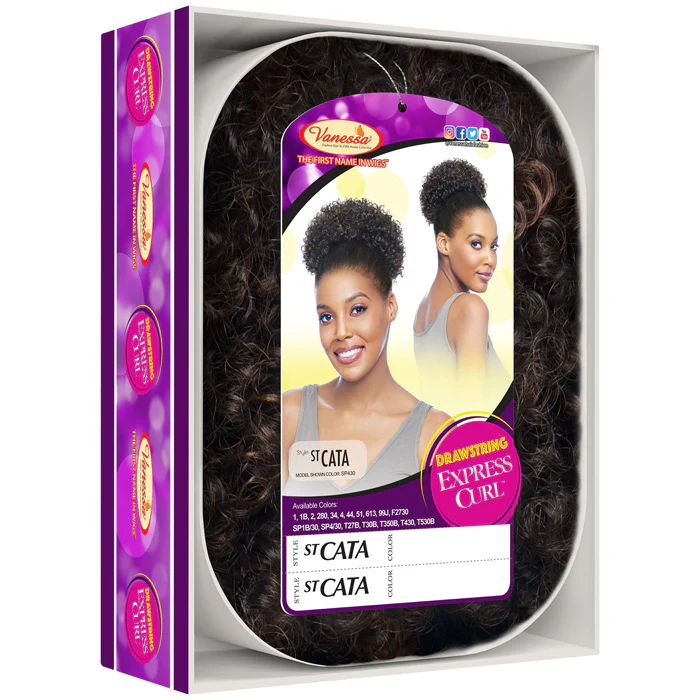 Vanessa Drawstring Express Curl Ponytail - ST CATA - Image 6