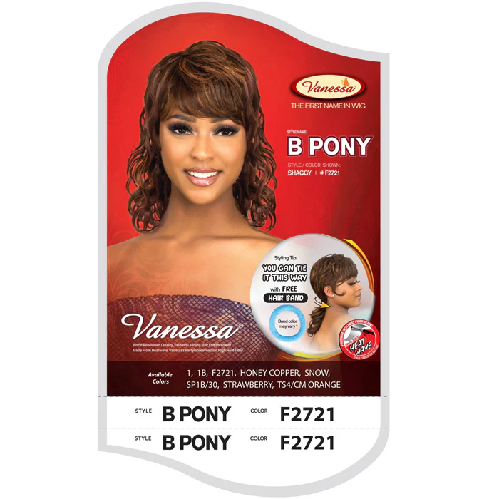 Vanessa Fashion Full Wig - B PONY - Image 4