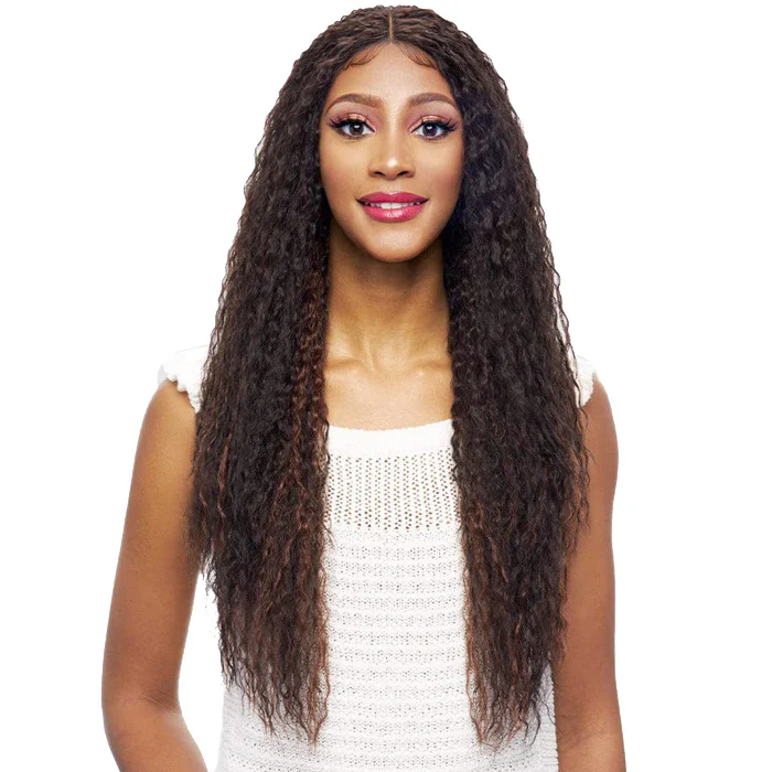 Vanessa Mist HD Deep Middle Part Lace Wig - INKY