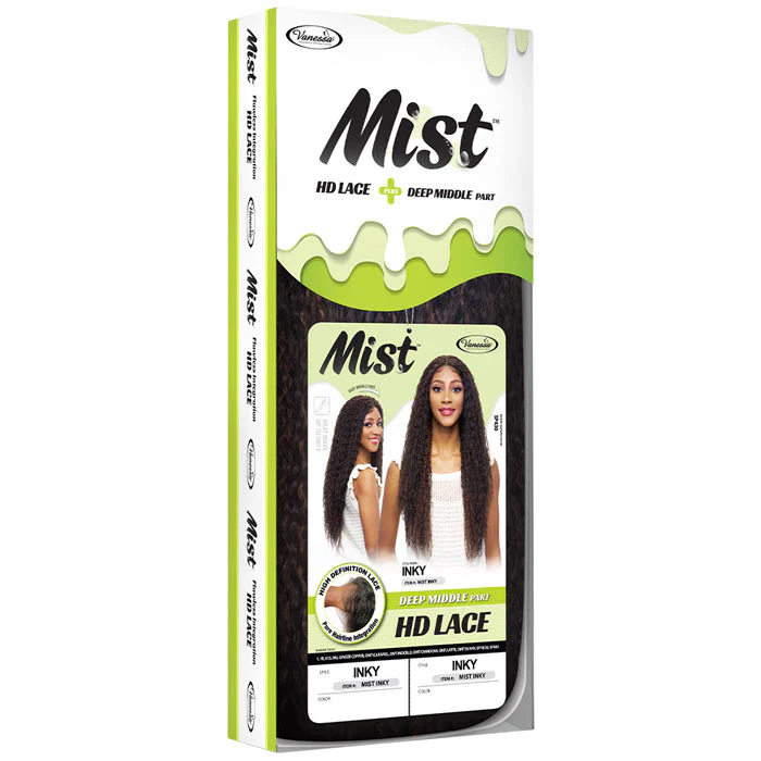 Vanessa Mist HD Deep Middle Part Lace Wig - INKY - Image 5