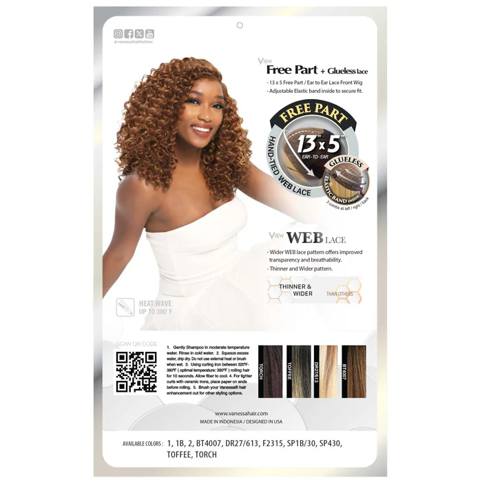 Vanessa View 135 Glueless HD 13x5 Lace Frontal Wig -  LENNOX - Image 5