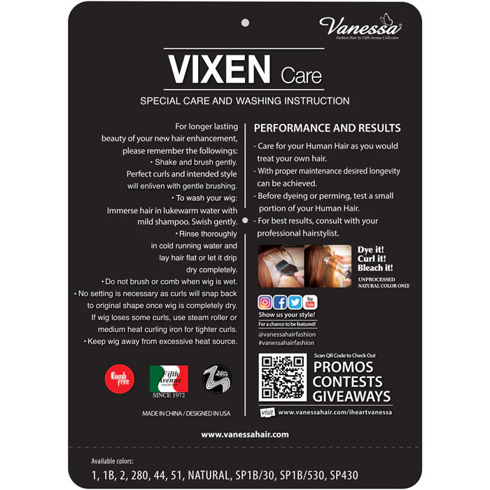 Vanessa Vixen Human Hair Wig - HH DUA - Image 5