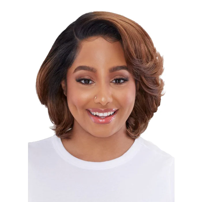 Vivace Xceptional Gold Label Wide Glueless Wavy Bob HD Lace Front Wig - GOLD UNIT 3 - Image 4