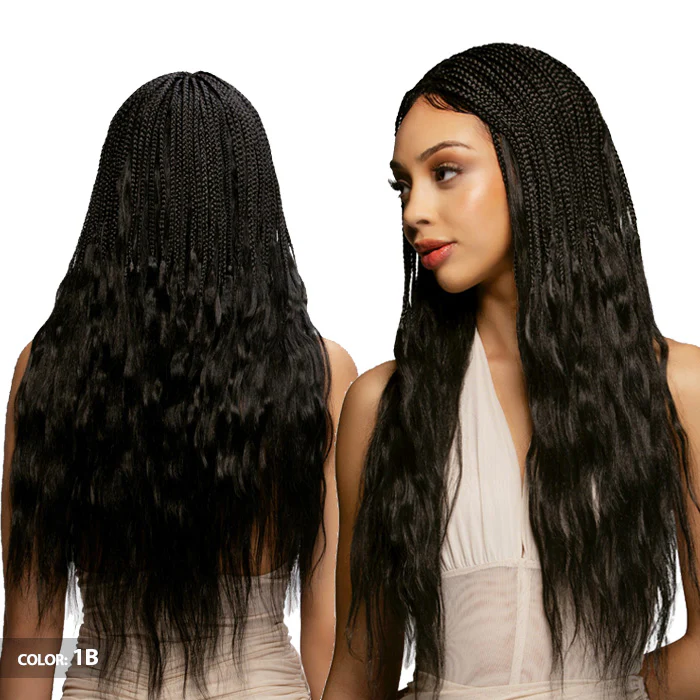 Vivica A Fox Braided 4" HD Deep Lace Part Wig - BW-ARTE - Image 2