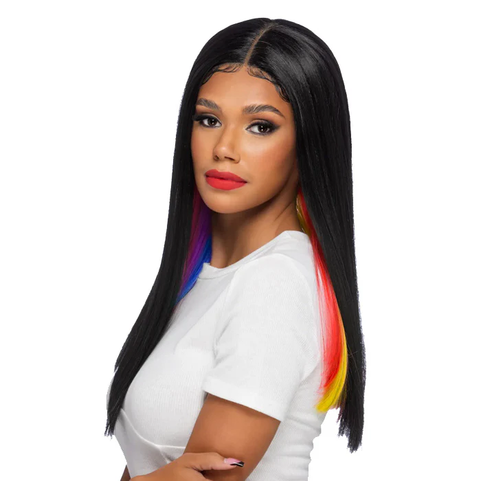 Vivica A Fox Peek-A-Boo Color Clip Weave 20" - Image 2