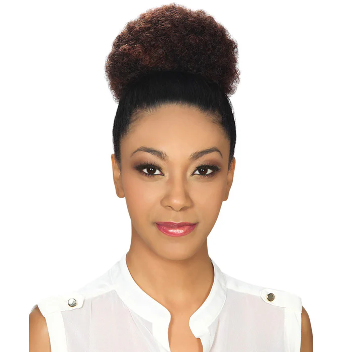 Zury 100% Human Hair Lady Drawstring Bun - LADY AFRO - Image 2