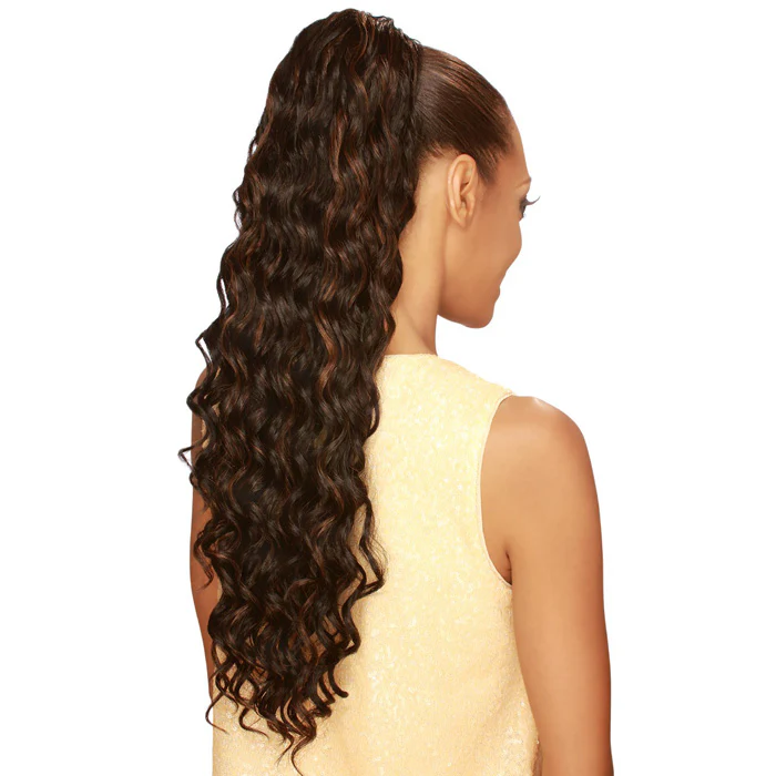 Zury Dios Drawstring Ponytail - MISS OCEAN WAVE - Image 2