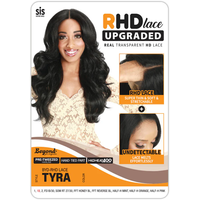 Zury Sis Beyond Rear Hand-Tied HD Lace Front Wig - TYRA - Image 6