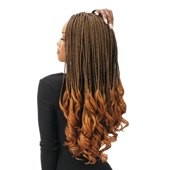 Zury Sis Crochet Braids 100% HAND MADE - FRENCH CURL BRAID 6X 40" - Image 4