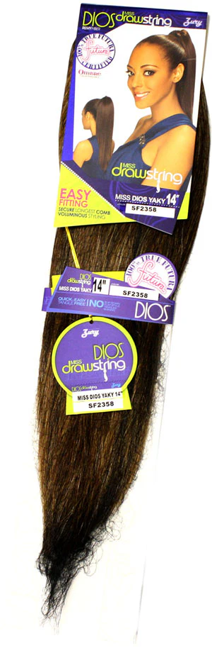 Zury Sis Dios Drawstring Ponytail - MISS DIOS YAKI 18" - Image 4