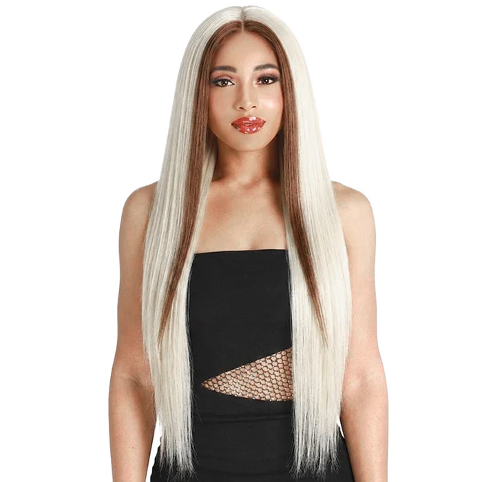 Zury Sis Glueless Prime Human Hair Blend HD Lace Front Wig - NAS