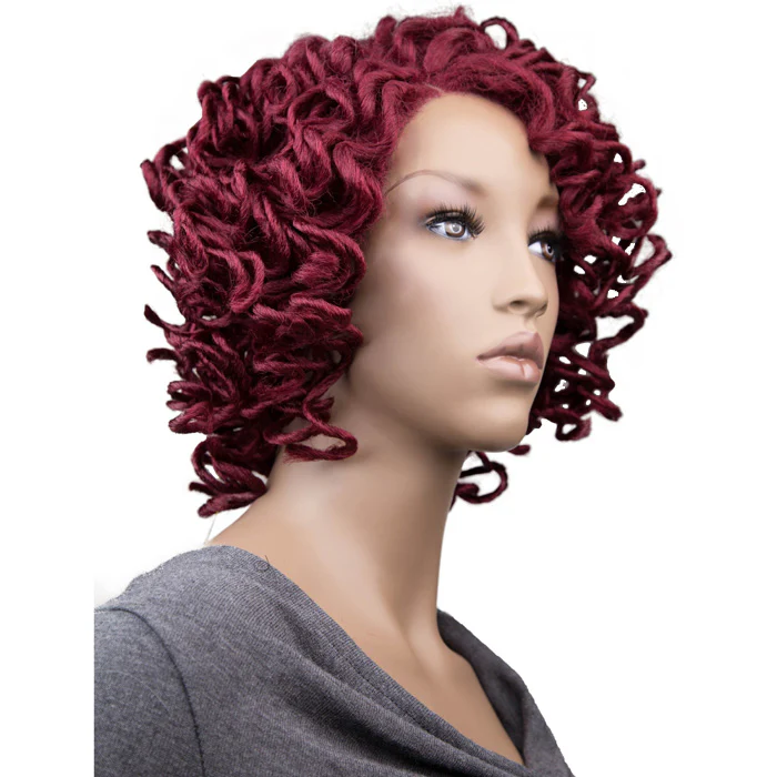 Zury Sis Synthetic Lace Front Wig Curly Faux Loc Lace - BELLA - Image 5