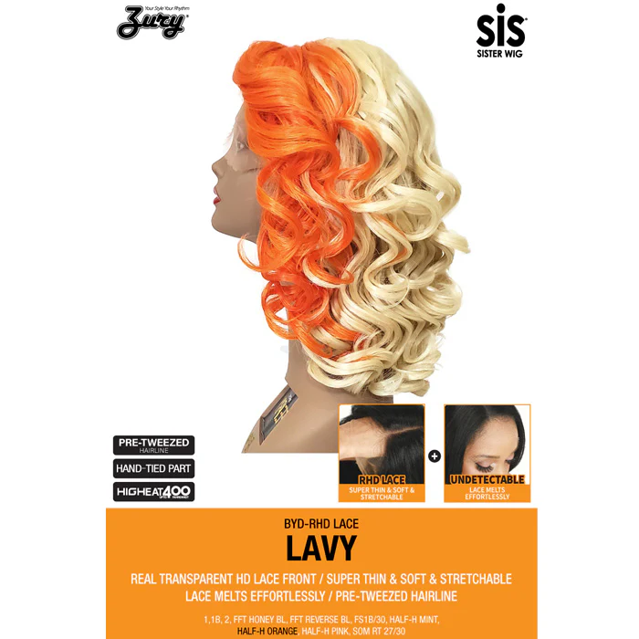 Zury Sis RHD Hand-Tied Lace Front Wig - LAVY - Image 7