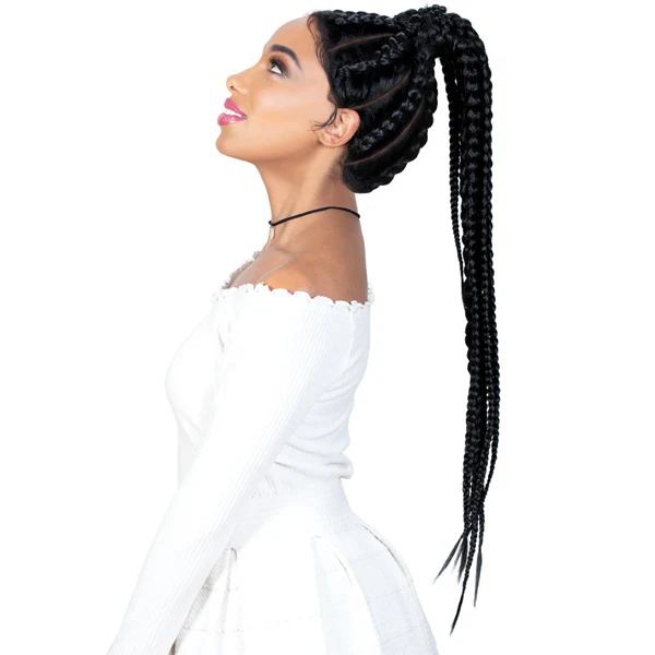 Zury Sis Synthetic Double Dutch 360 Lace Wig - 360 DD LACE H HIPONY - Image 4